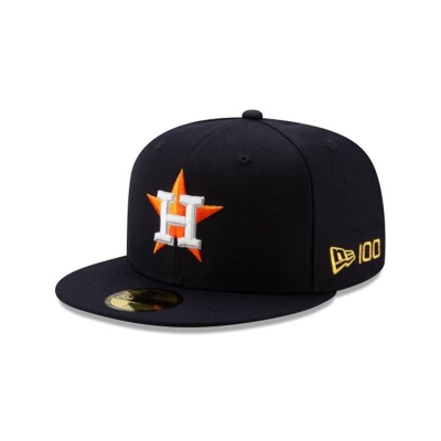 Houston Astros Gorra | New Era MLB Team Color 59fifty Fitted Cap Mexico - Negros